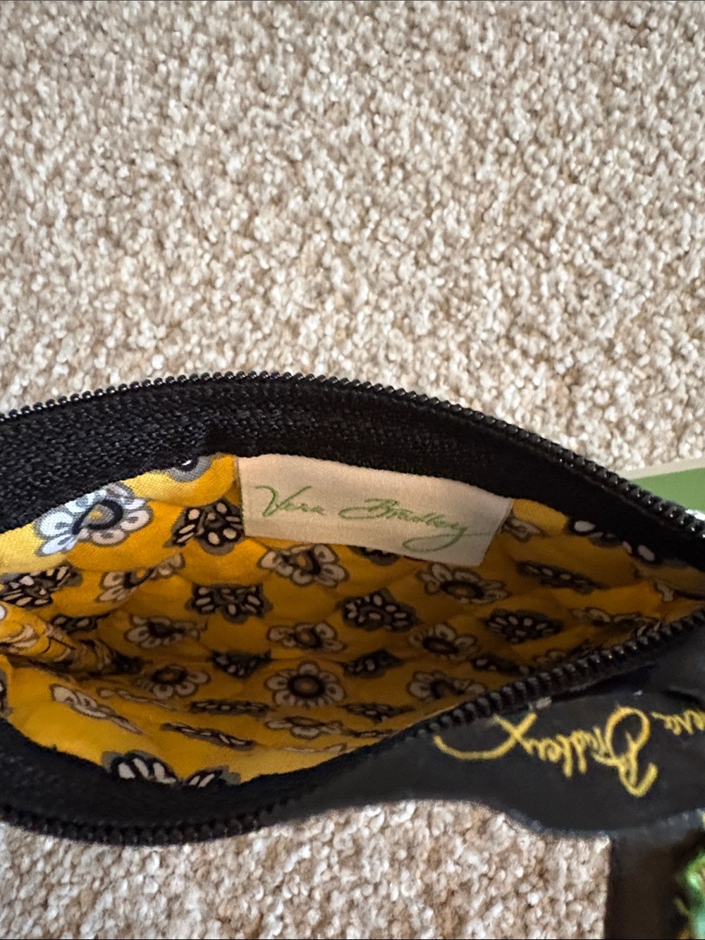 Vera Bradley Yellow Bird Coin Purse - Picture 2 of 3